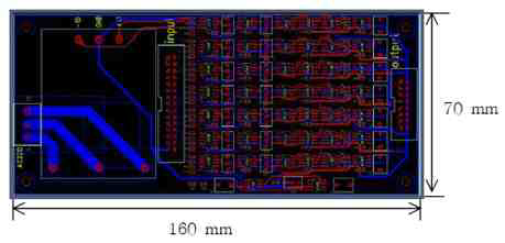 7-ch signal processing board.