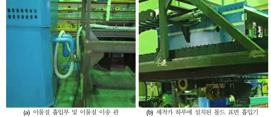 이물질 흡입구 및 몰드표면 흡입기