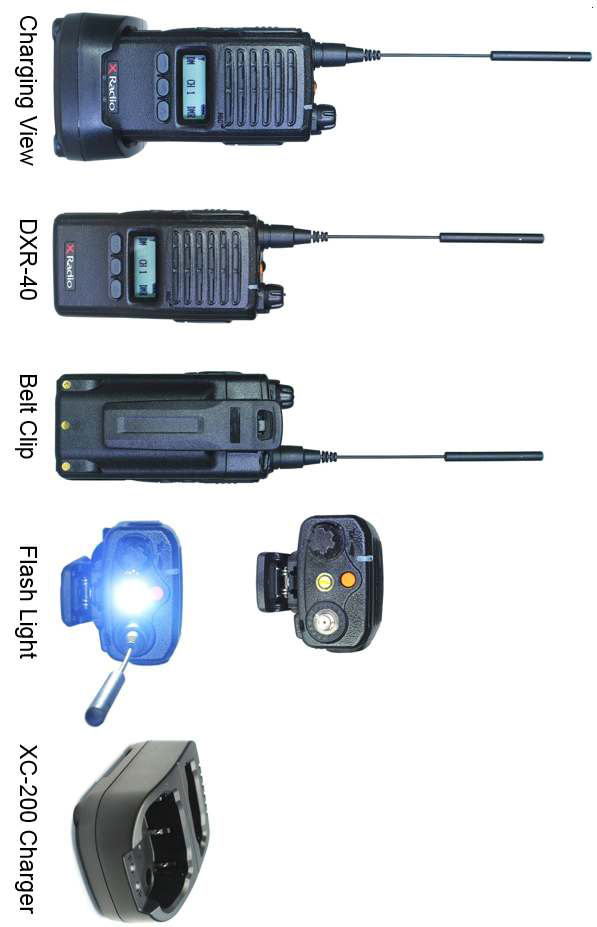 DXR-40 Tri-Mode 디지털 무전기