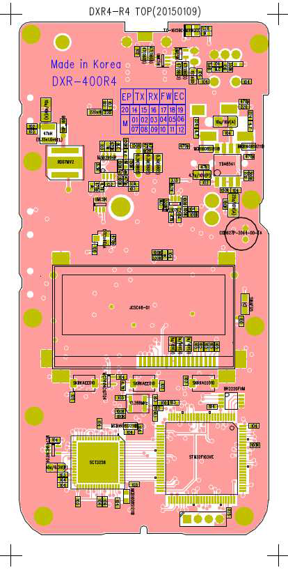 DXR-40 TOP PCB Value