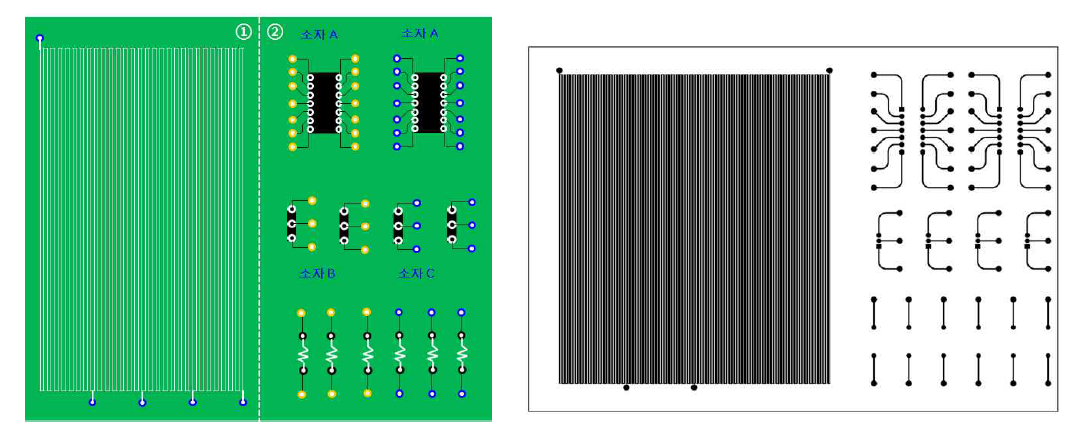 Test board 제작 구상 image 및 art work