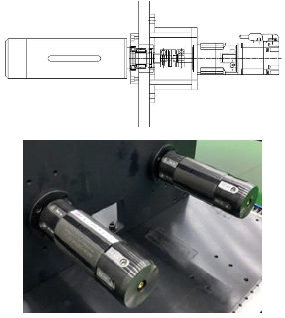 설계/제작된 Unwinder/Rewinder Unit