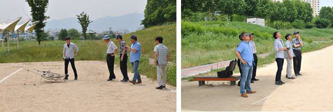 성능 검증 비행시험 수행 참관사진