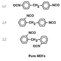 Monomeric MDI의 구조