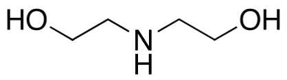 Diethanolamine(DEOA) 분자구조