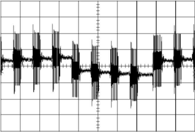 Simco-ion model 5635 Output signal waveform