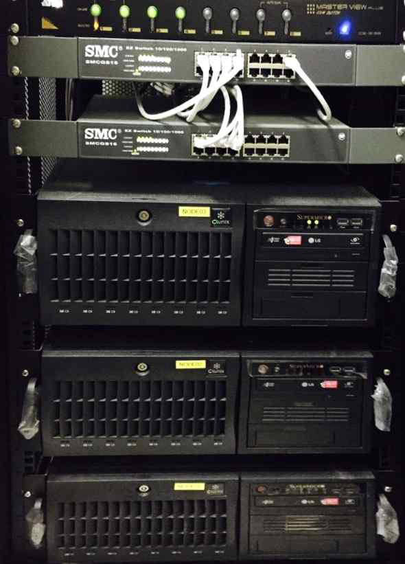 Rack super computer system