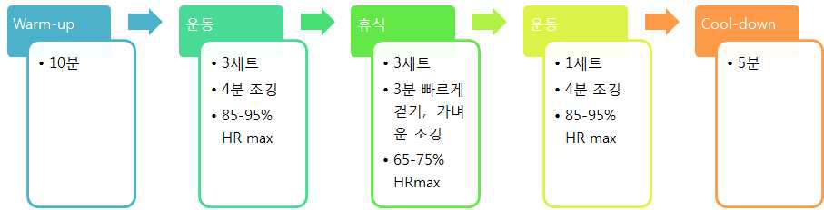 운동 숙련자를 위한 고강도 운동 프로그램