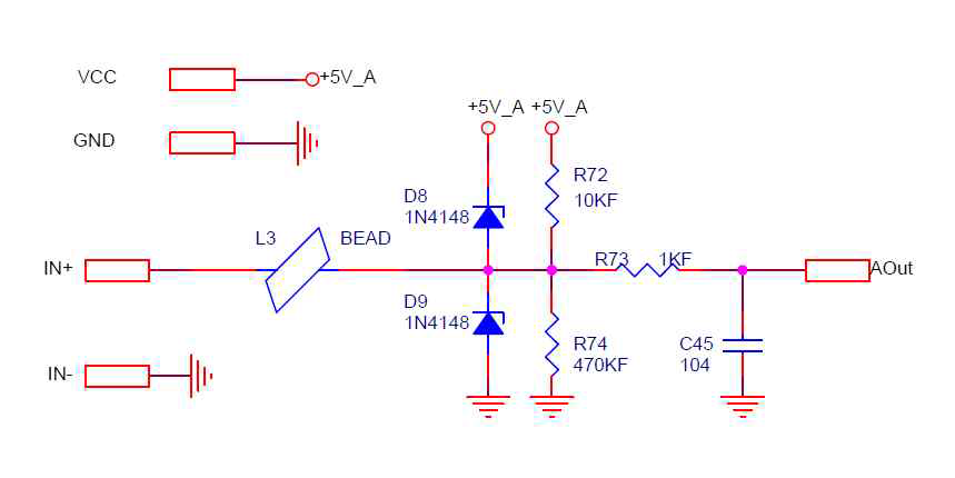 2Wire 온도센서 회로