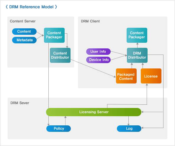 DRM 아키텍처 모델