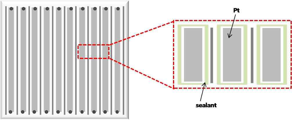 광전기화학 반응형 태양전지 sealing