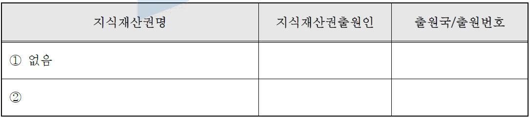 국내외 관련지식재산권 현황