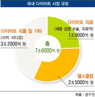 국내 다이어트 시장 규모