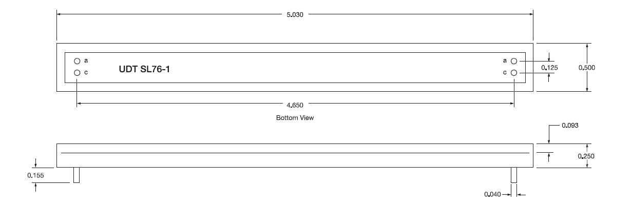 PSD Sensor Size