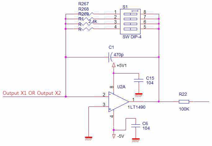LT1490A 증폭 회로