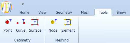 Table Toolbar