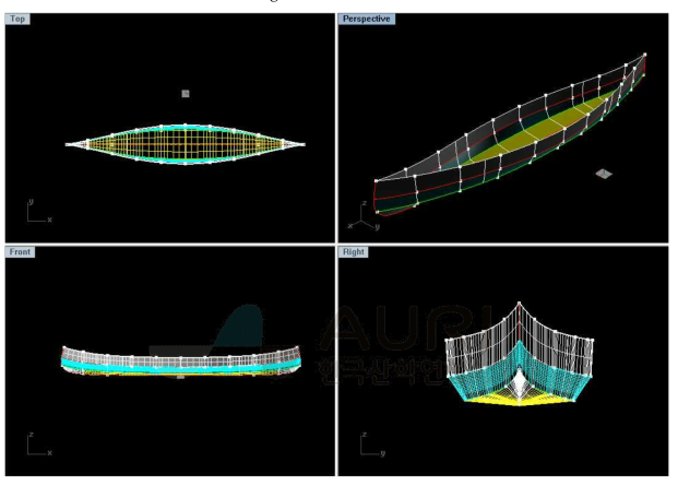 3판 카누 3D 선형설계
