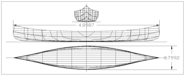 3판 카누 2D 선형설계