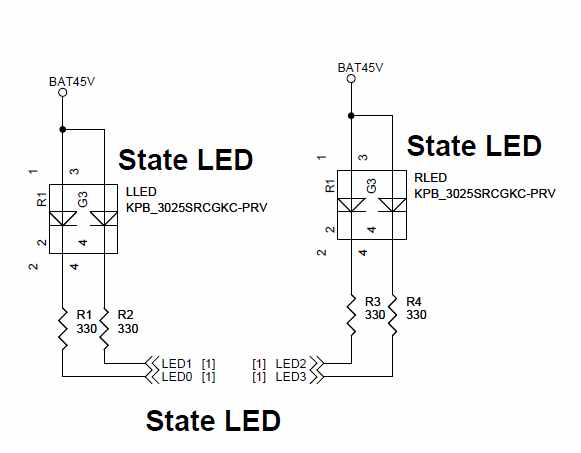 2색 LED 회로