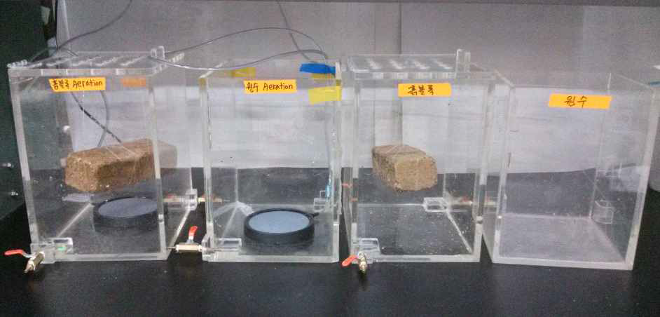 Lab-test 반응조 사진