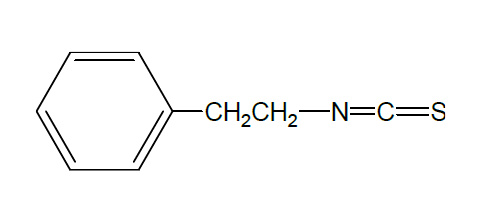 The structure of phenethyl isothiocyanate