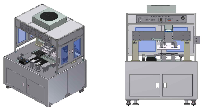 Slit Coating Test Machine의 설비 개략도