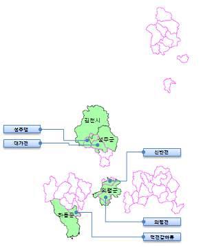 극심 소하천 피해지역에 포함된 표준유역