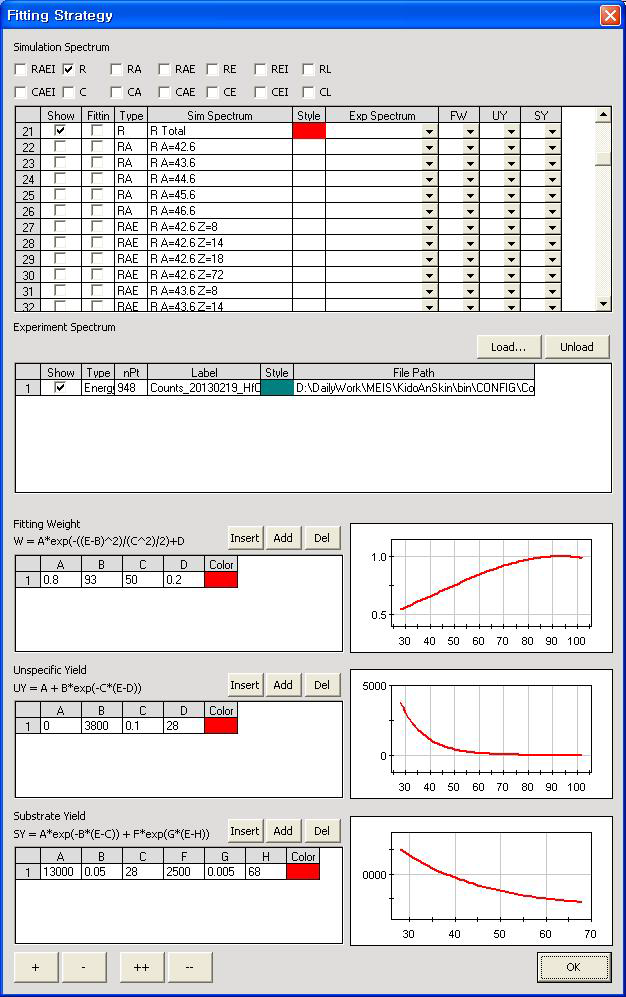 MEISis / Fitting Strategy 창