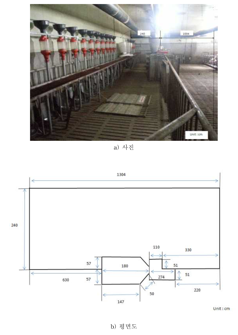 임신사 내 Shoulder length barrier 시설