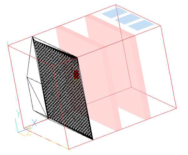 [그림-2]의 천공막을 CAD 기하학적 형태