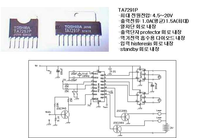 대표전인 IC제어 회로도