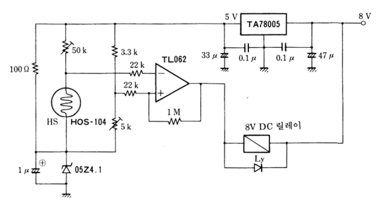 결로 센서의 회로/참고도