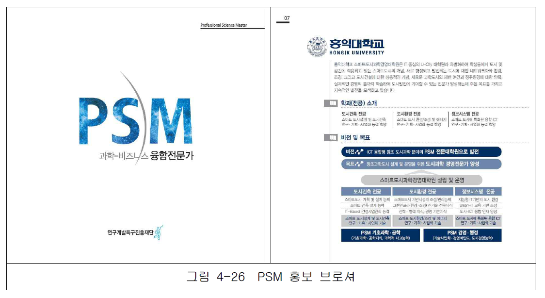 PSM 홍보 브로셔