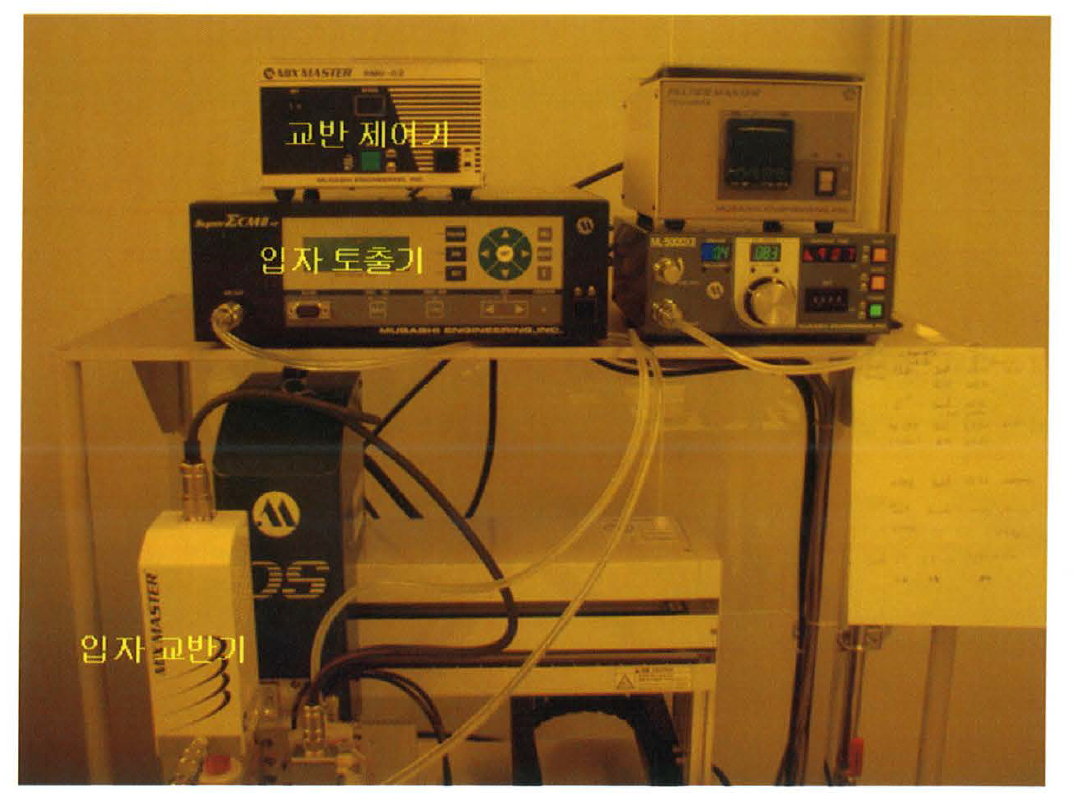 입자 주입을 위한 설비의 외관 사진