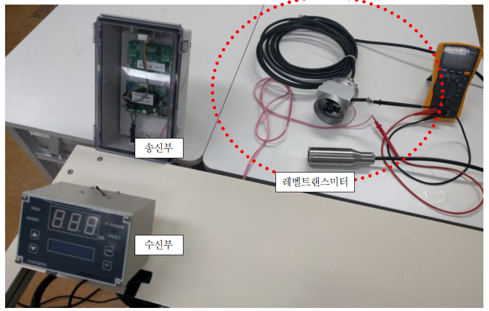 무선통신용 스마트레벨계측기기 시제품