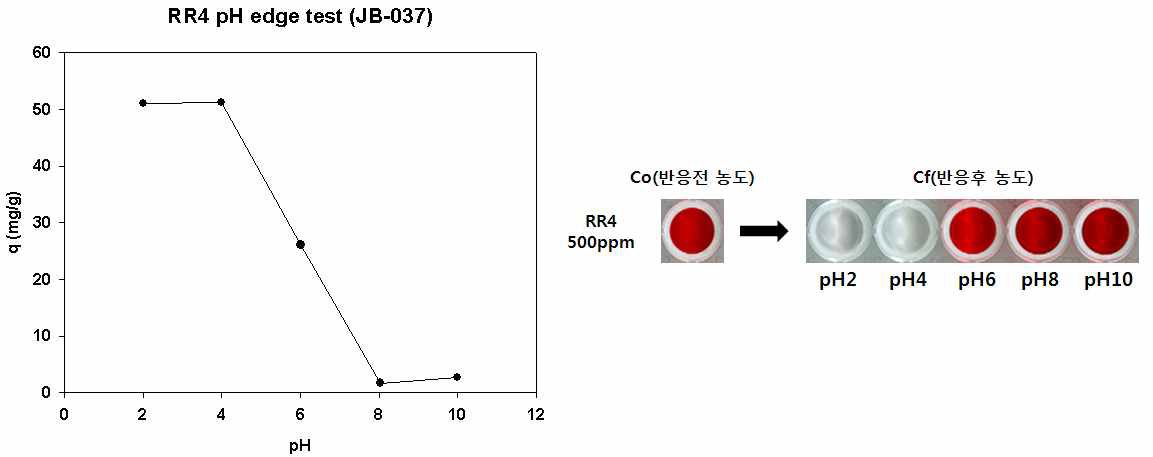 JB-037의 RR4 pH edge 분석