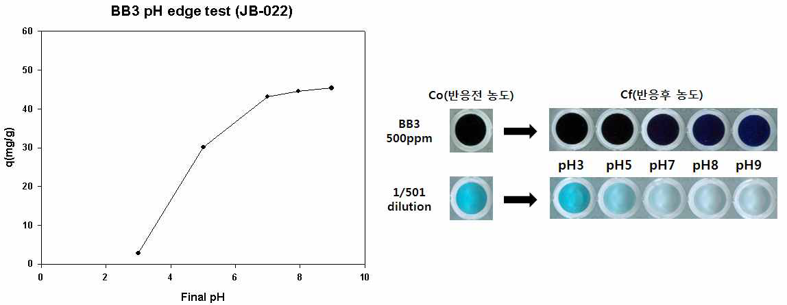 JB-022의 BB3 pH edge 분석
