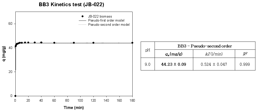 JB-022의 BB3 Kinetic 분석