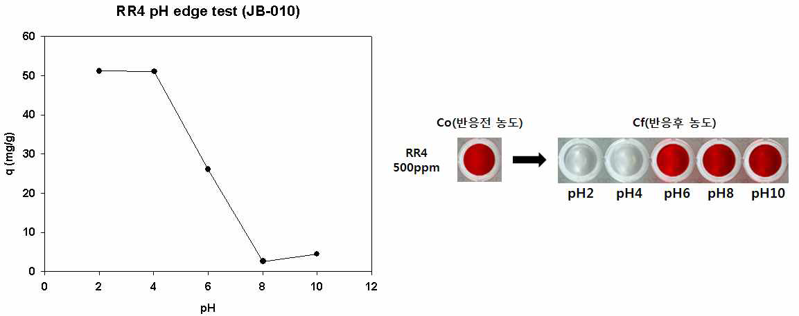 JB-010의 RR4 pH edge 분석
