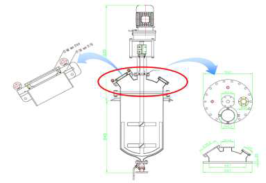 100ℓ반응기의 구성