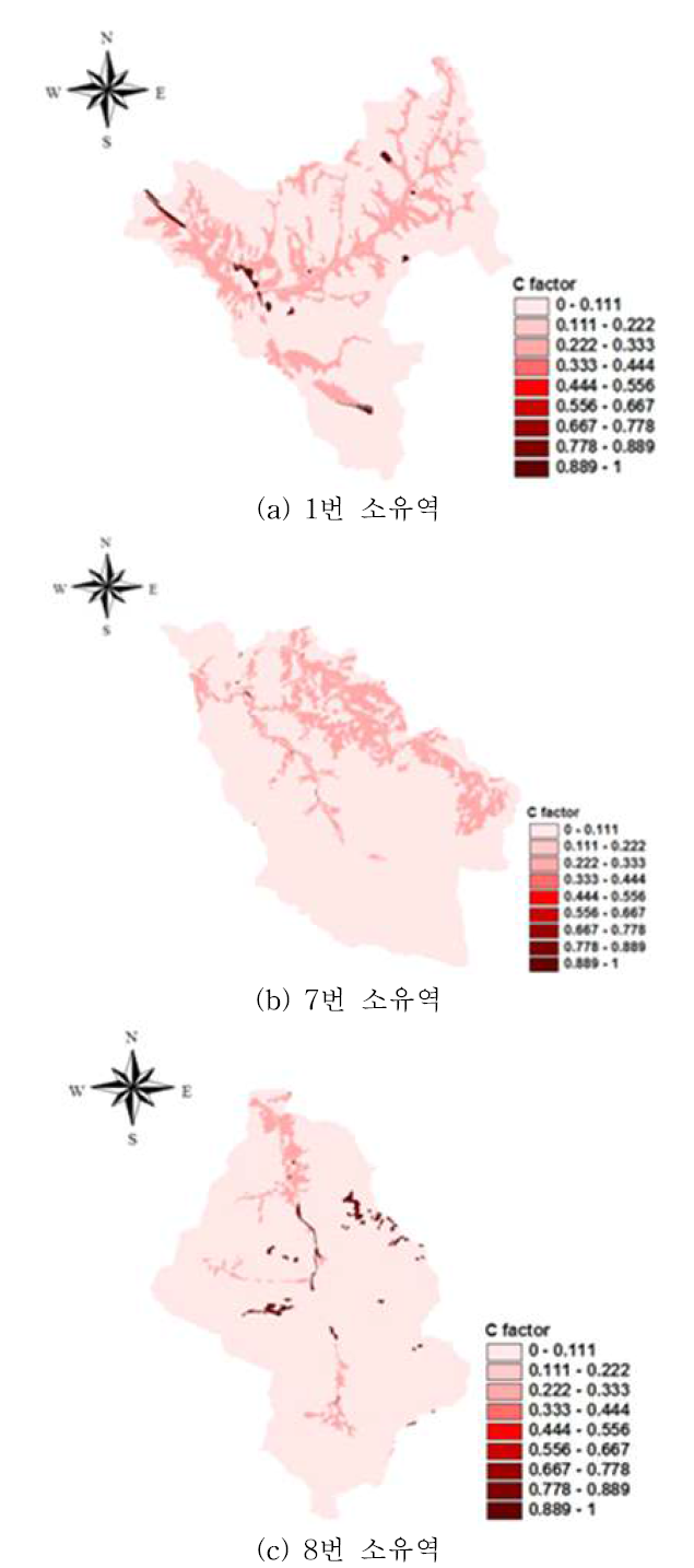 USLE C factor map