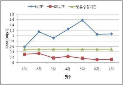 안덕 하수처리장 TP 결과