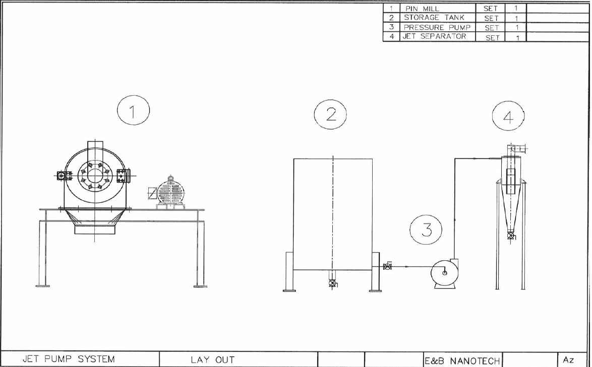 Jet pumping system의 도면