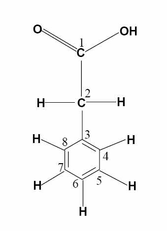 살조세균 HYK0203-SK02 유래 살조물질 phenylacetic acid의 화학구조 골격