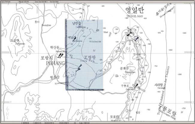 프로그램을 이용한 측선설계 예시