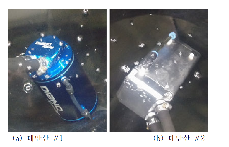 오일 캐치탱크 기밀 시험 불만족 사례