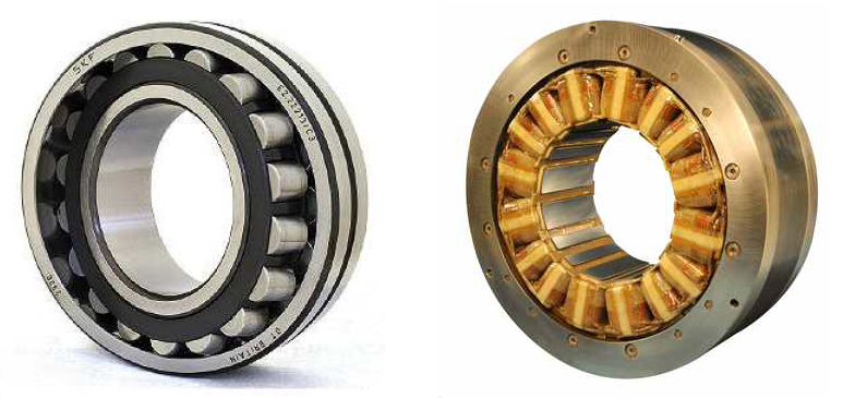 Roller Bearing & Electro-Magnetic Bearing 비교