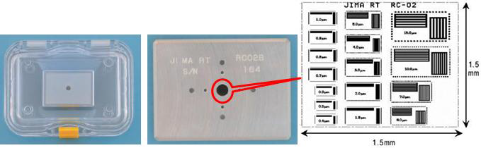 Micro X-ray 장비의 해상도 측정용 JIMA 표준 시편
