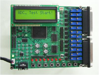 Photograph of manufactured controller and Block diagram.