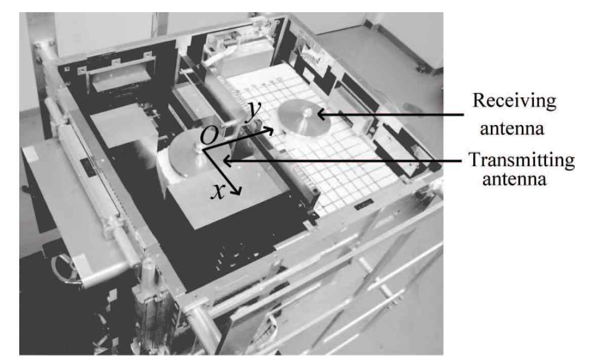 A mechanical test model of a scientific satellite